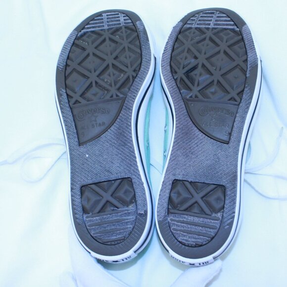 Converse Chuck Taylor All Star Unisex M 9 W 11 Aqua Low Top Sneakers - 136565F - Picture 8 of 12